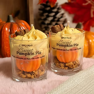 Bougie Gourmande Sweet Pumpkin Pie - Citrouille vanillée