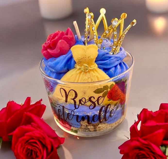 Bougie Gourmande Rose éternelle/Monoï Rose