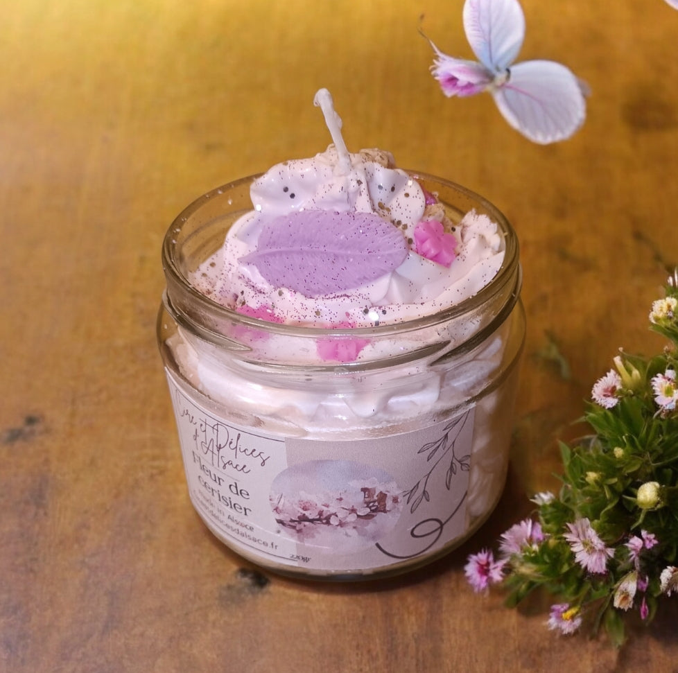 Bougie Gourmande 220g Fleur de Cerisier