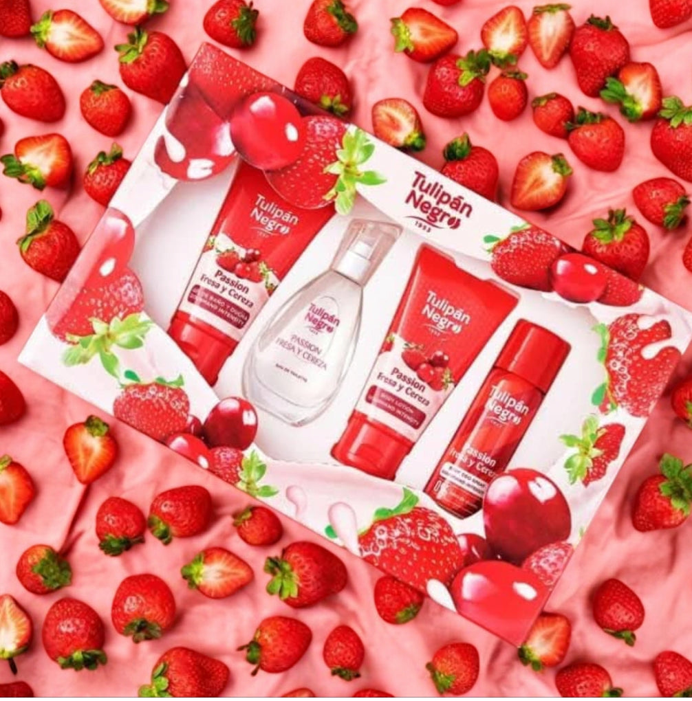 Coffret Gourmand Tulipan Fraise Cerise