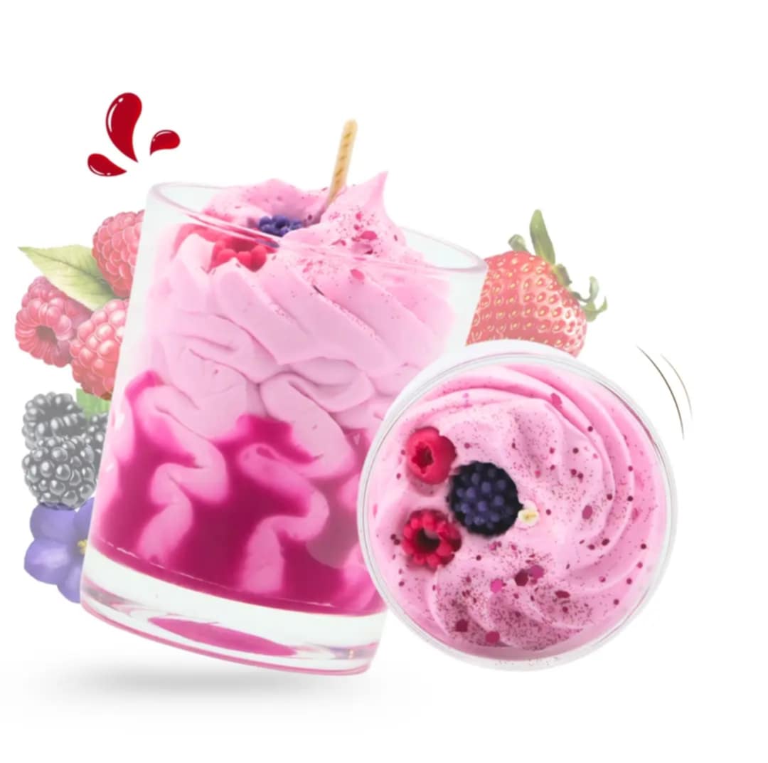 Mini Bougie Gourmande Fruits Rouge