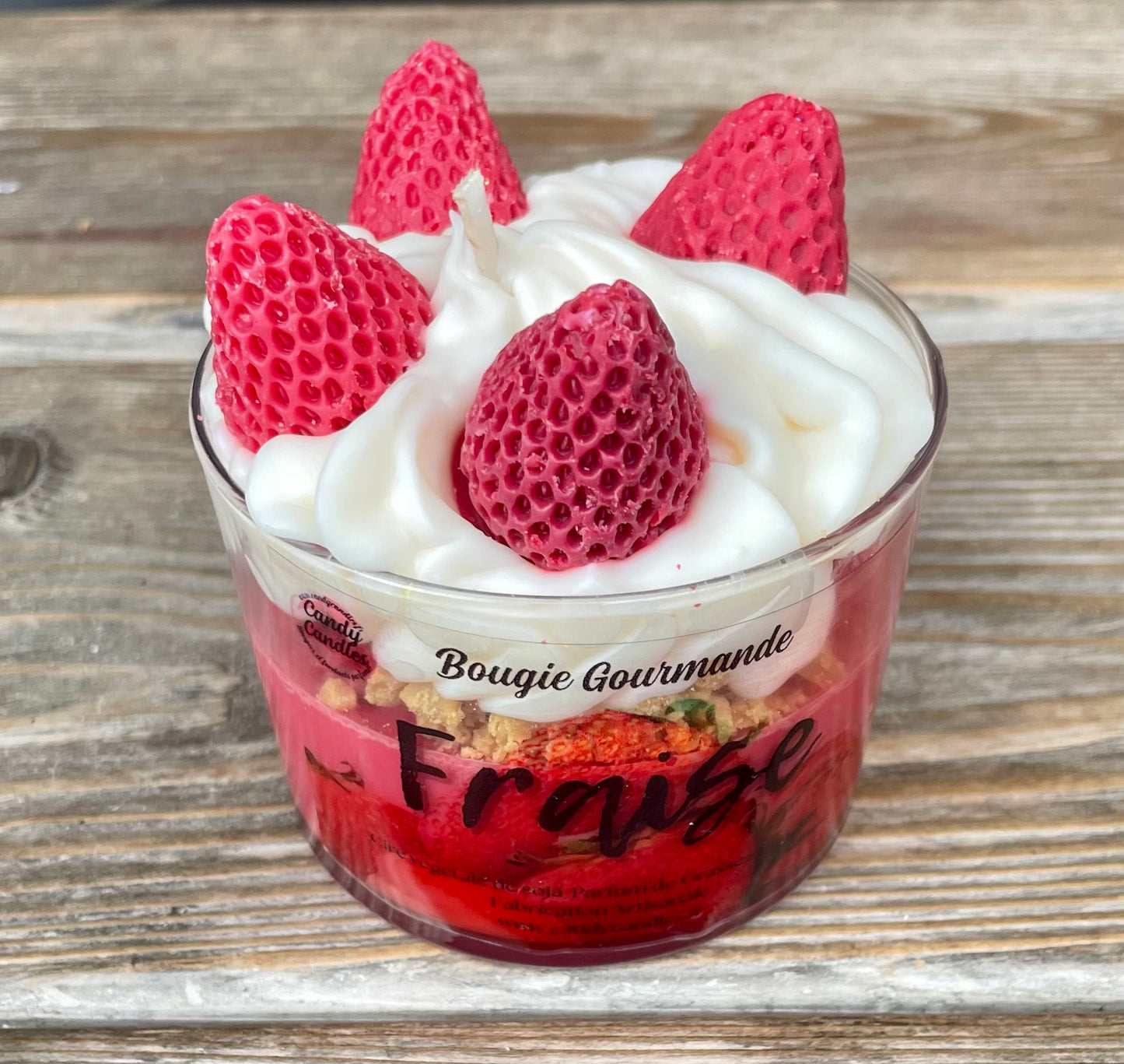 Bougie Gourmande Fraise
