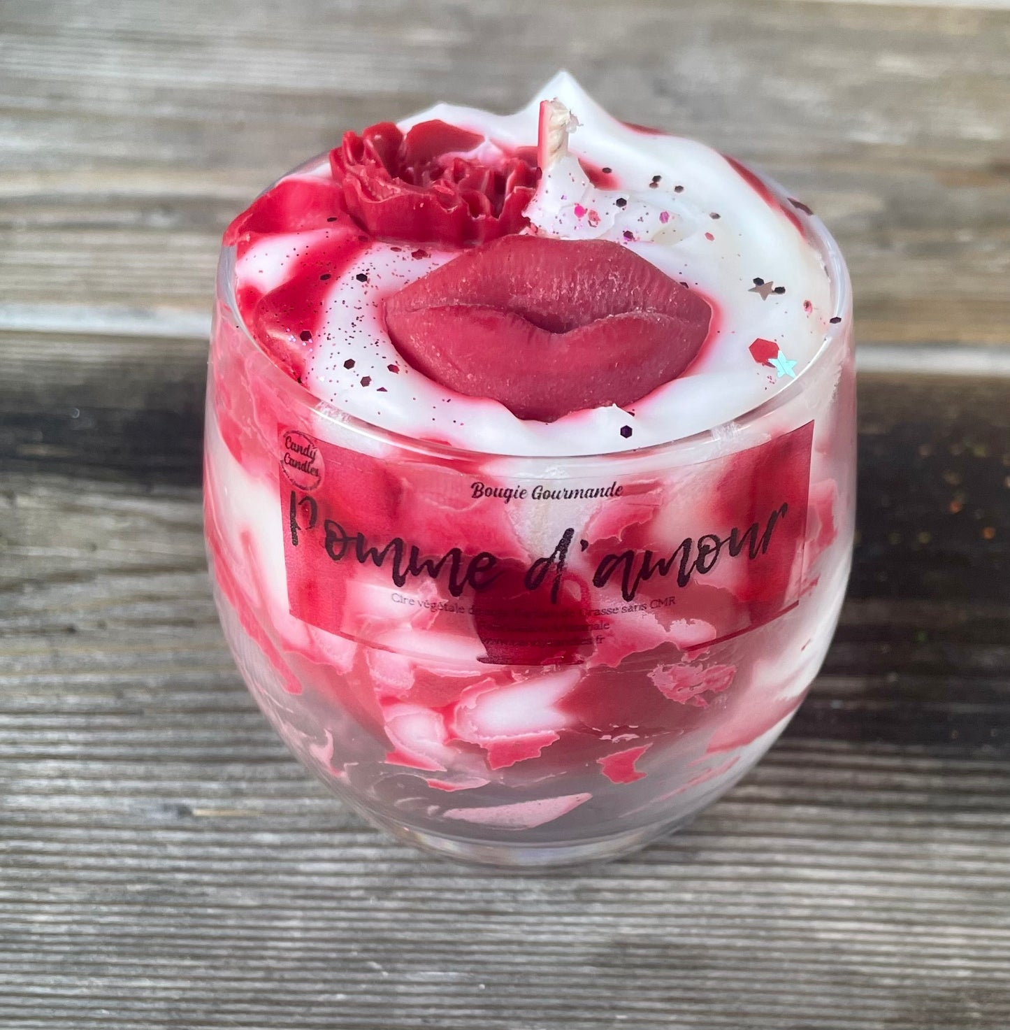Bougie Gourmande Pomme d'Amour