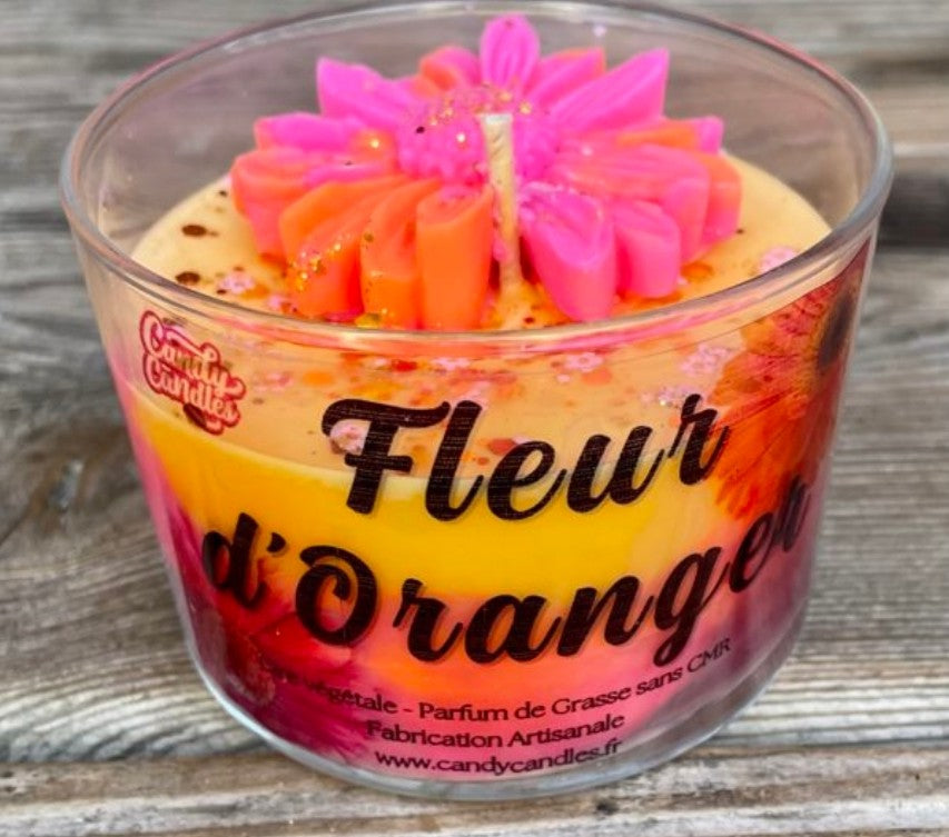 Bougie Gourmande Fleur D'Oranger