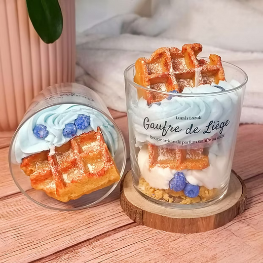 Bougie Gourmande Gaufre de Liège