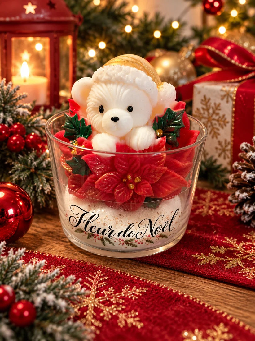 Bougie Gourmande Fleur de Noel