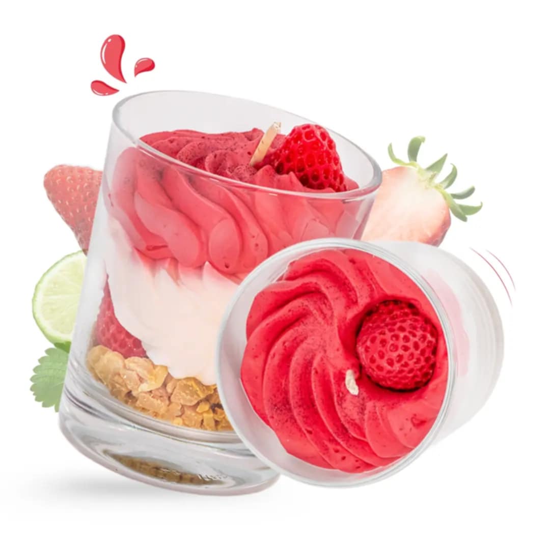 Bougie Gourmande Fraise Des Bois