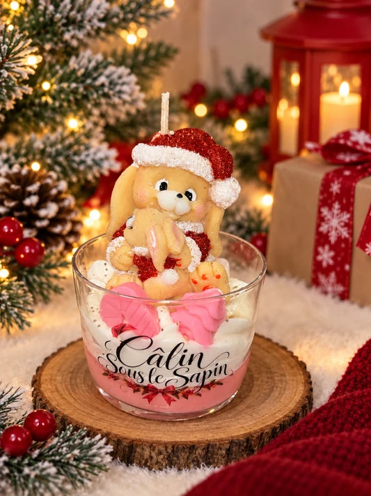 Bougie Gourmande Câlin Sous le Sapin