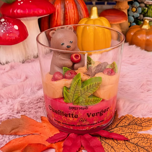 Bougie Gourmande Cueillette au Verger - Pomme & Miel