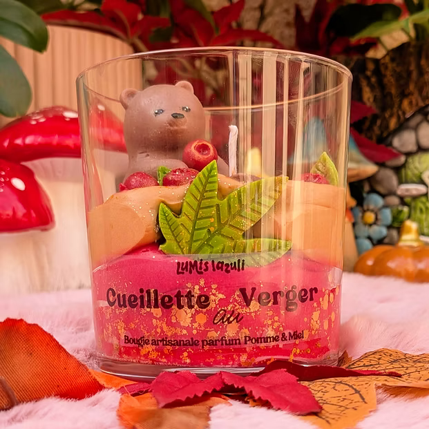 Bougie Gourmande Cueillette au Verger - Pomme & Miel