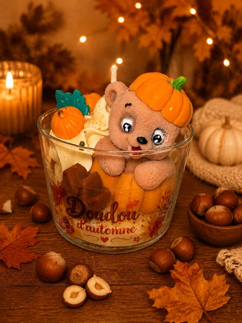 Bougie Doudou D'automne - Vanille Noisette
