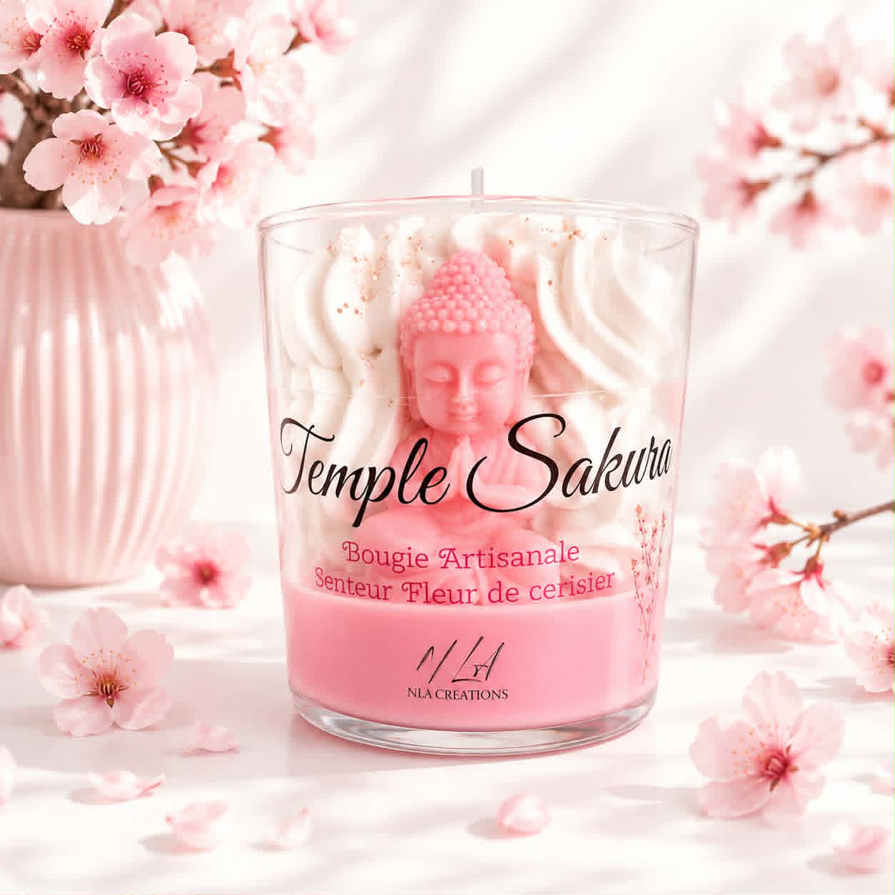 Bougie "Temple Sakura" - Fleur de Cerisier