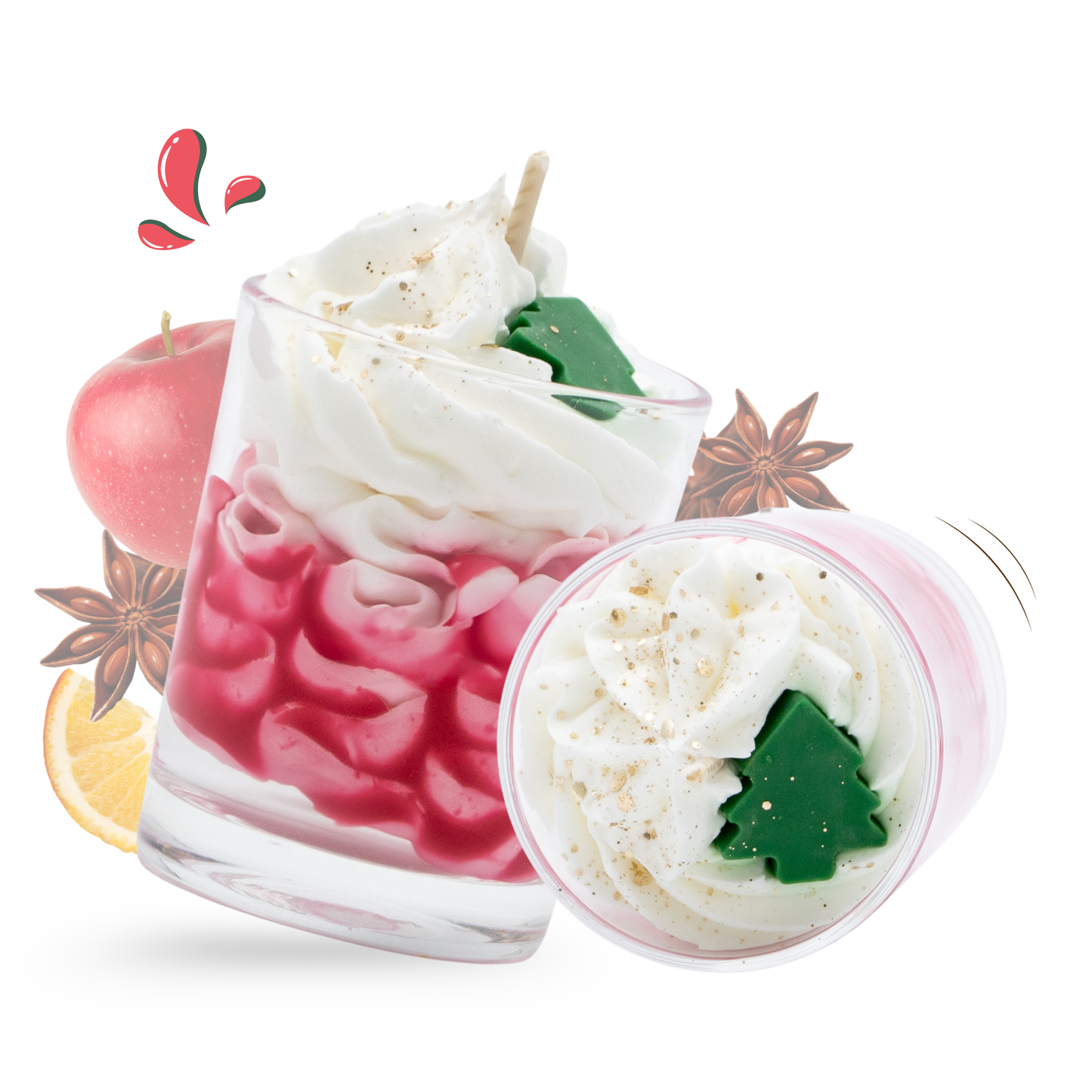 Mini Bougie Gourmande Pomme Cannelle