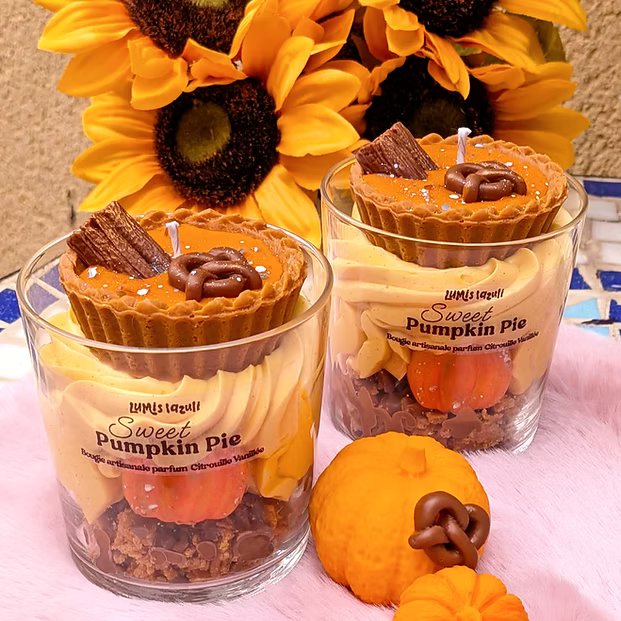 Bougie Gourmande Sweet Pumpkin Pie - Citrouille vanillée