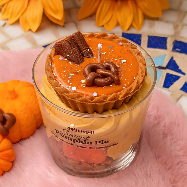 Bougie Gourmande Sweet Pumpkin Pie - Citrouille vanillée