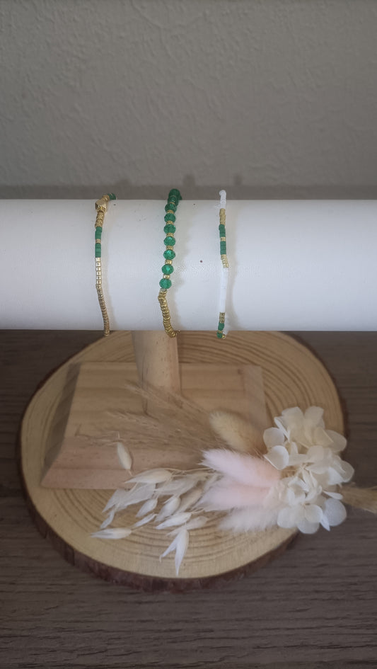 Lot de 3 bracelets