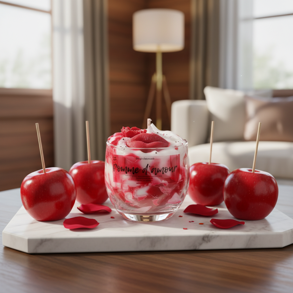 Bougie Gourmande Pomme d'Amour