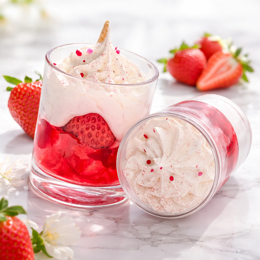 Mini Bougie Gourmande Fraise Des Bois