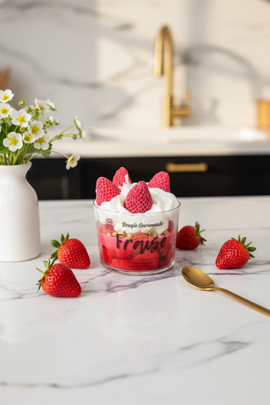 Bougie Gourmande Fraise