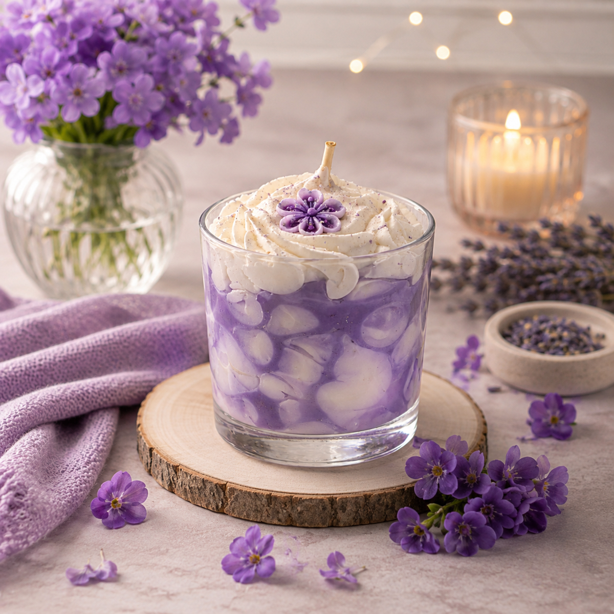 Mini Bougie Gourmande Violette