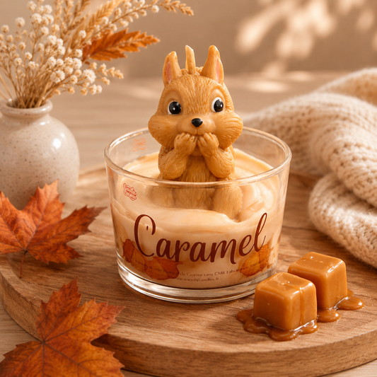 Bougie Gourmande parfum Caramel