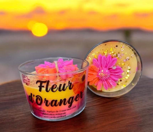 Bougie Gourmande Fleur D'Oranger