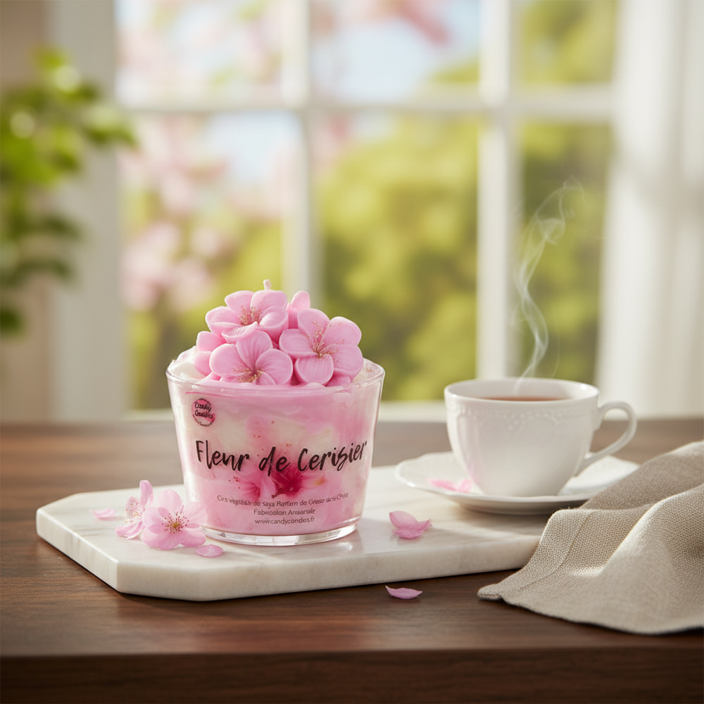 Bougie Gourmande Fleur de Cerisier