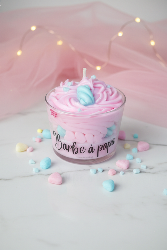 Bougie Gourmande Barbe à Papa