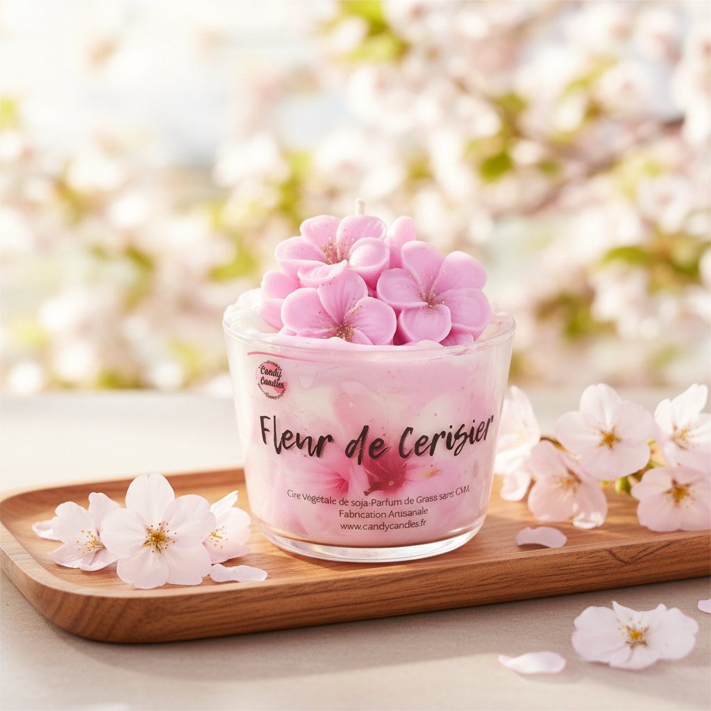 Bougie Gourmande Fleur de Cerisier