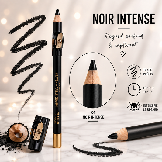 Crayon + Taille Crayon Noir