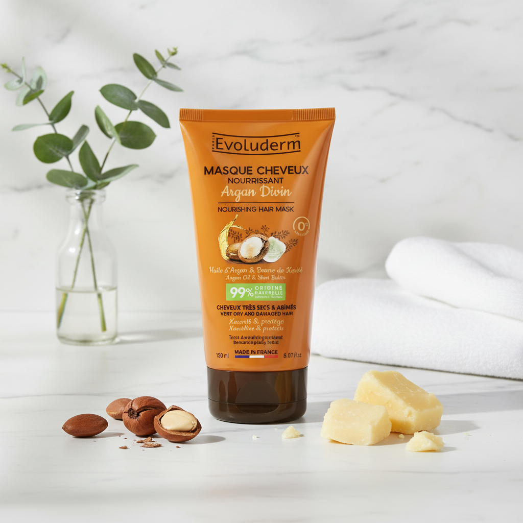 Masque Cheveux Nourrissant Argan Divin