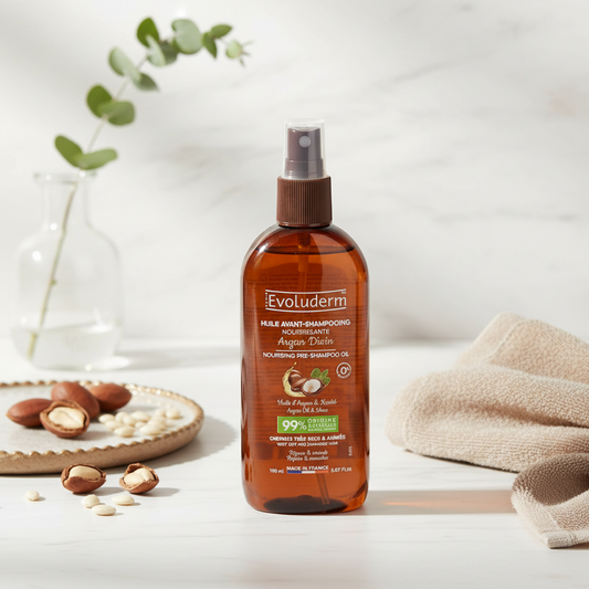 Huile Avant-Shampoing Nourrissante Argan Divin