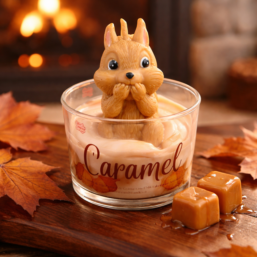 Bougie Gourmande parfum Caramel