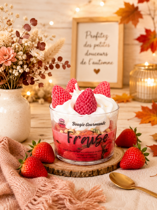 Bougie Gourmande Fraise