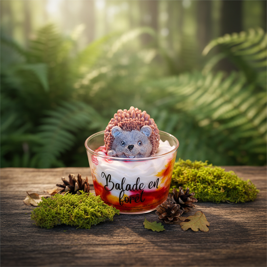 Bougie Gourmande parfum Balade en Forêt
