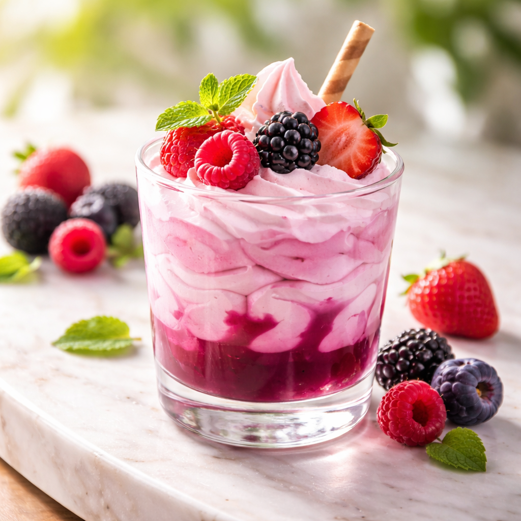 Mini Bougie Gourmande Fruits Rouge