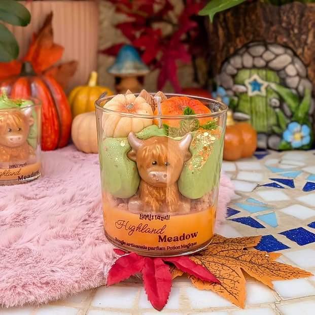 Bougie Gourmande vache Highland Meadow Potion Magique